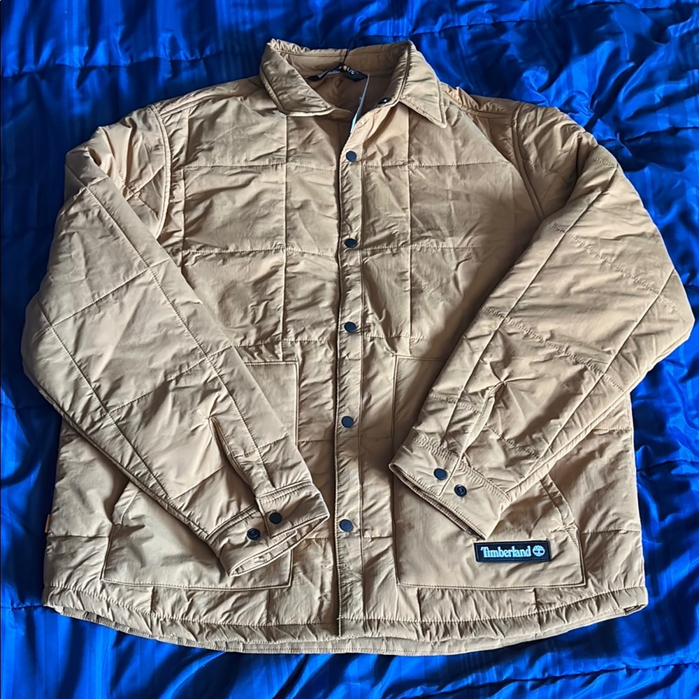 Timberland Tan Quilted Jacket